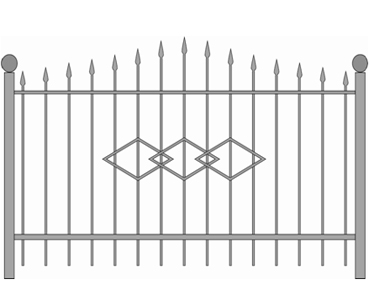 Сварной забор арт 23