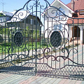 Кованые ворота в Бийске от компании Ареан-Сибирь