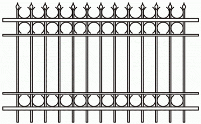 Сварной забор арт 12